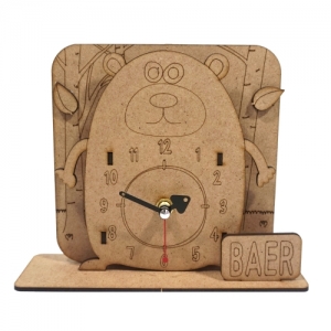 3D입체_[곰]시계만들기